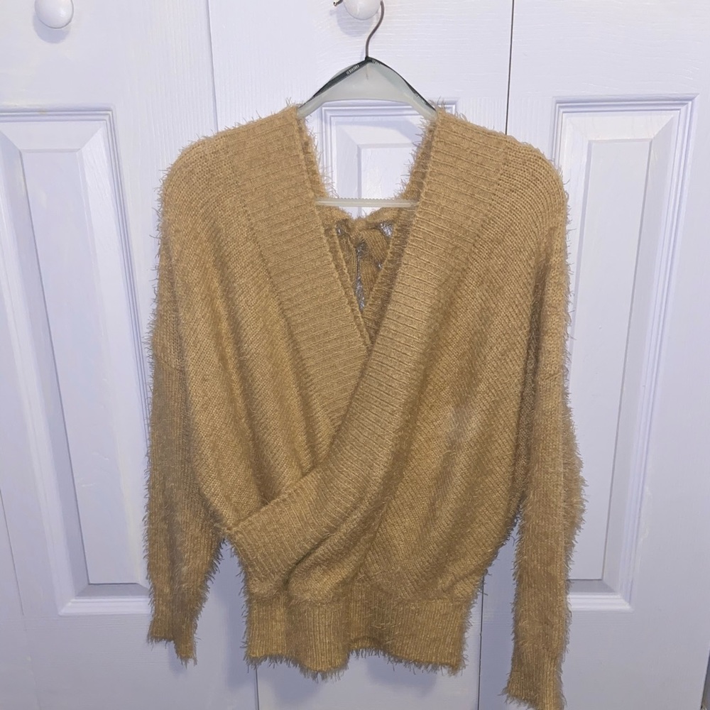 Back Tie Sweater